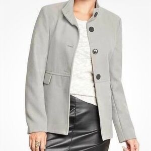 OLD NAVY SWING COAT GRAY AMALGAM JACKET.